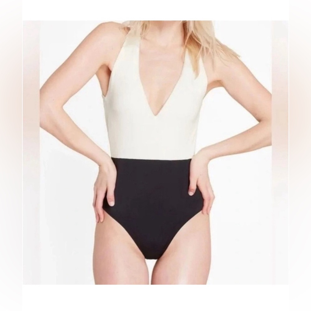 Summersalt The Deep Dive Swimsuit – Size 10 – Sea Urchin & White Sand